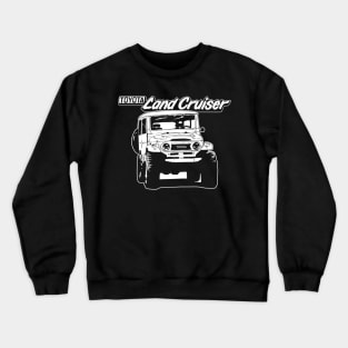 FJ40 with Toyota Landcruiser Badge Crewneck Sweatshirt